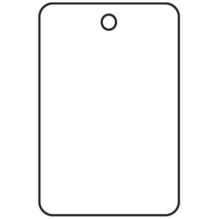 Bsc Preferred 1 3/4 x 2-7/8'' White Garment Tags, 1000PK BUY00019378